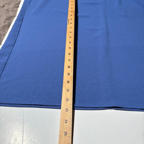 American Apparel Cobalt Blue V-Neck Comfortable Dress Size M/L - Picture 8 of 12